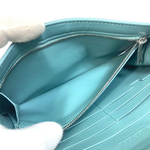 BOTTEGA VENETA Blue Wallet - Picture 14 of 16
